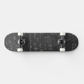 Fysieke diagrammen en formules persoonlijk skateboard (Horizontaal)