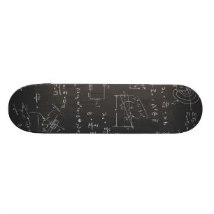 Fysieke diagrammen en formules persoonlijk skateboard