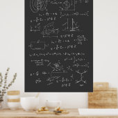 Fysieke diagrammen en formules poster (Keuken)