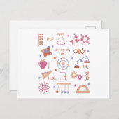 Fysieke elementen briefkaart (Voorkant / Achterkant)