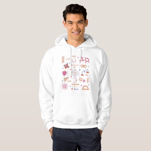 Fysieke elementen hoodie (Voorkant volledig)