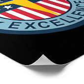 Fysieke Fitness Badge - US Army Poster (Hoek)