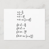 Fysieke formule briefkaart (Voorkant)