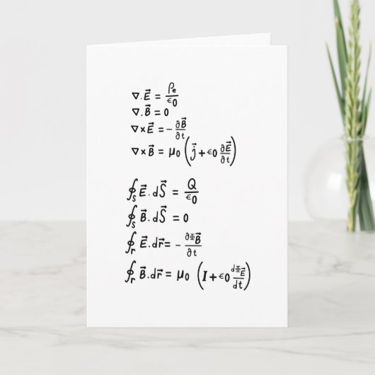 Fysieke formule kaart (Voorkant)