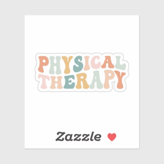 Fysieke Groovy Therapie Fysieke Therapie PT Gift Sticker (Vel)