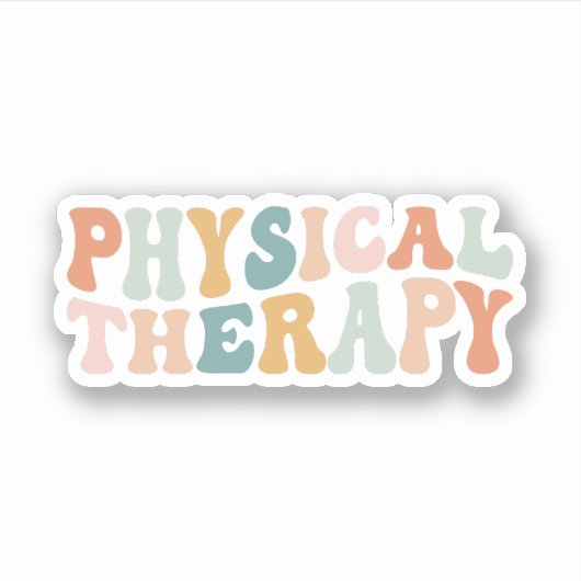 Fysieke Groovy Therapie Fysieke Therapie PT Gift Sticker (Voorkant)