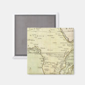 Fysieke kaart van Afrika Magneet (Voorkant / Achterkant)