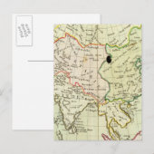 Fysieke kaart van Azië (Voorkant / Achterkant)