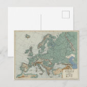 Fysieke kaart van Europa (Voorkant / Achterkant)