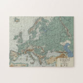 Fysieke kaart van Europa Legpuzzel (Horizontaal)