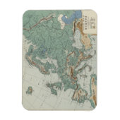 Fysieke kaart van Europa Magneet (Verticaal)