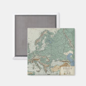 Fysieke kaart van Europa Magneet (Voorkant / Achterkant)