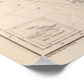 Fysieke Kaart van Zuid-Amerika Poster (Hoek)