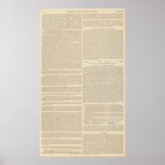 Fysieke kenmerken van Europa, Azië Poster (Voorkant)