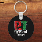 Fysieke kerstkerstkerstkerstkerstkerstkerstman — P Sleutelhanger (Voorkant)