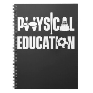 Fysieke leraar Basketball Soccer Notitieboek