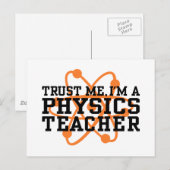 Fysieke leraar briefkaart (Voorkant / Achterkant)