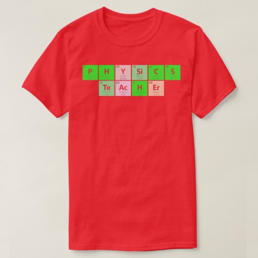Fysieke leraar t-shirt (Design voorkant)