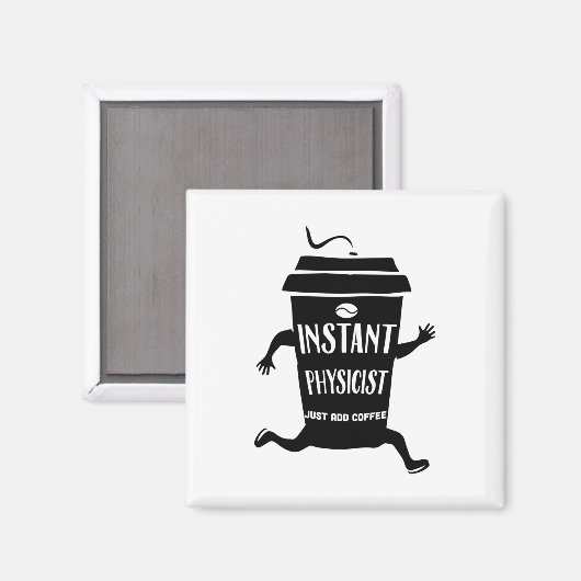 Fysieke leraar | Wetenschap, natuurkundigen en ide Magneet (Voorkant / Achterkant)