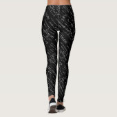 Fysieke natuurkundigen Womens Mode Yoga Running Leggings (Achterkant)