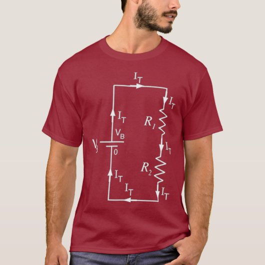 Fysieke OHMS WETTELIJKE Elektrische Techniek en T-shirt (Voorkant)