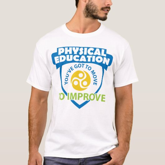 FYSIEKE ONDERWIJS - U moet zich bewegen om te verb T-shirt (Voorkant)