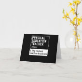 Fysieke Onderwijsleraar Definitie P.E. Kaart (Gele Bloem)