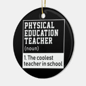 Fysieke Onderwijsleraar Definitie P.E. Keramisch Ornament (Links)