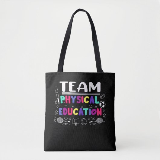 Fysieke opleiding leraar kostuum sport tote bag (Voorkant)