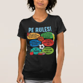 Fysieke opleiding leraar PE sport Onderwijs T-shirt (Voorkant)