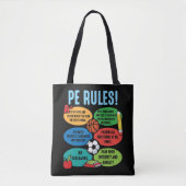 Fysieke opleiding leraar PE sport Onderwijs Tote Bag (Voorkant)