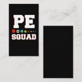 Fysieke opleiding leraar sport PE Visitekaartje (Voorkant / Achterkant)