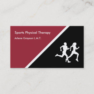 Fysieke rehab-behandeling sport visitekaartje