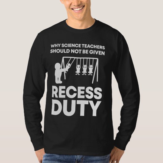 Fysieke student I Funny Science Teacher T-shirt (Voorkant)