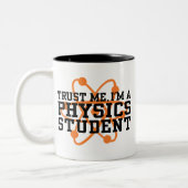 Fysieke student tweekleurige koffiemok (Links)