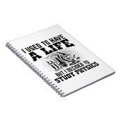 Fysieke studenten | Studium Physicist Gift Ideeën Notitieboek (Rechterzijde)