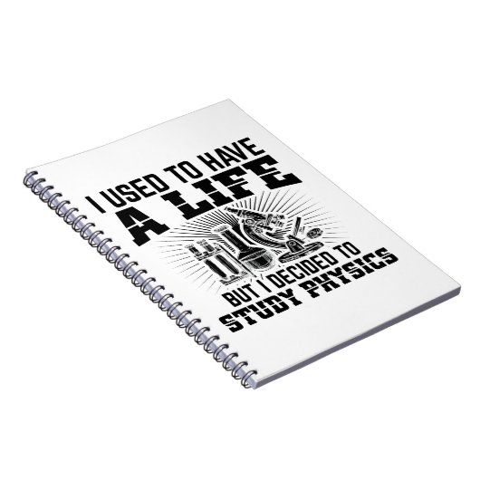 Fysieke studenten | Studium Physicist Gift Ideeën Notitieboek (Rechterzijde)