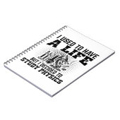 Fysieke studenten | Studium Physicist Gift Ideeën Notitieboek (Linkerzijde)