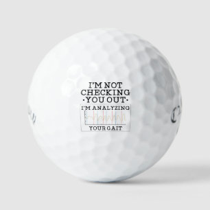 Fysieke therapeut grap grap zeggen golfballen