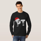 Fysieke Therapeut PT Kerstman Hoed Fysieke Kerst T-shirt (Voorkant volledig)