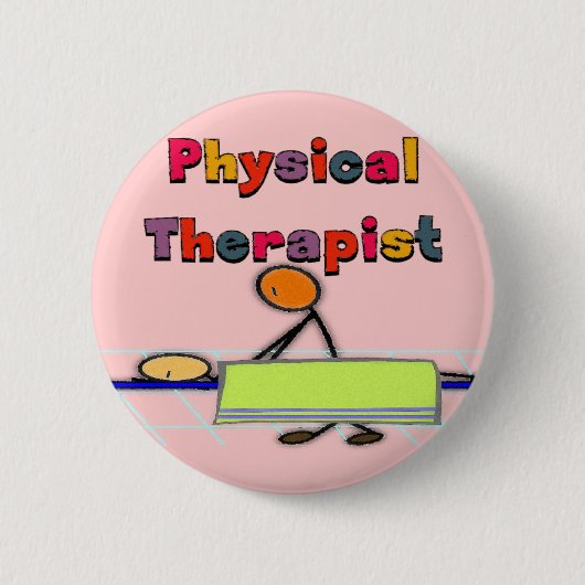 Fysieke therapeutische cadeaus ronde button 5,7 cm (Voorkant)