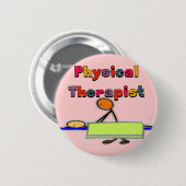 Fysieke therapeutische cadeaus ronde button 5,7 cm (Voorkant /achterkant)