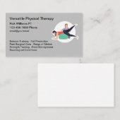 Fysieke therapeutische Visitekaartjes (Voorkant / Achterkant)
