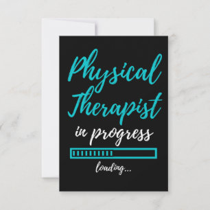 Fysieke therapie aan de gang bedankkaart