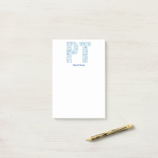 Fysieke therapie aanpassen PT Post-it® Notes (Op bureau)
