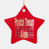 Fysieke therapie-analoog keramisch ornament (Voorkant)