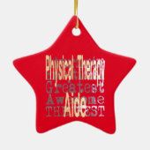 Fysieke therapie-analoog keramisch ornament (Achterkant)