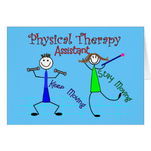 Fysieke therapie Assistant Stick People Design