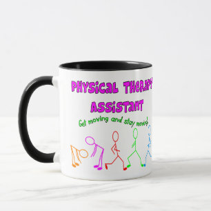 Fysieke therapie Assistant Stick People Design Mok