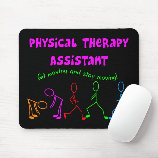 Fysieke therapie Assistant Stick People Design Muismat (Met muis)